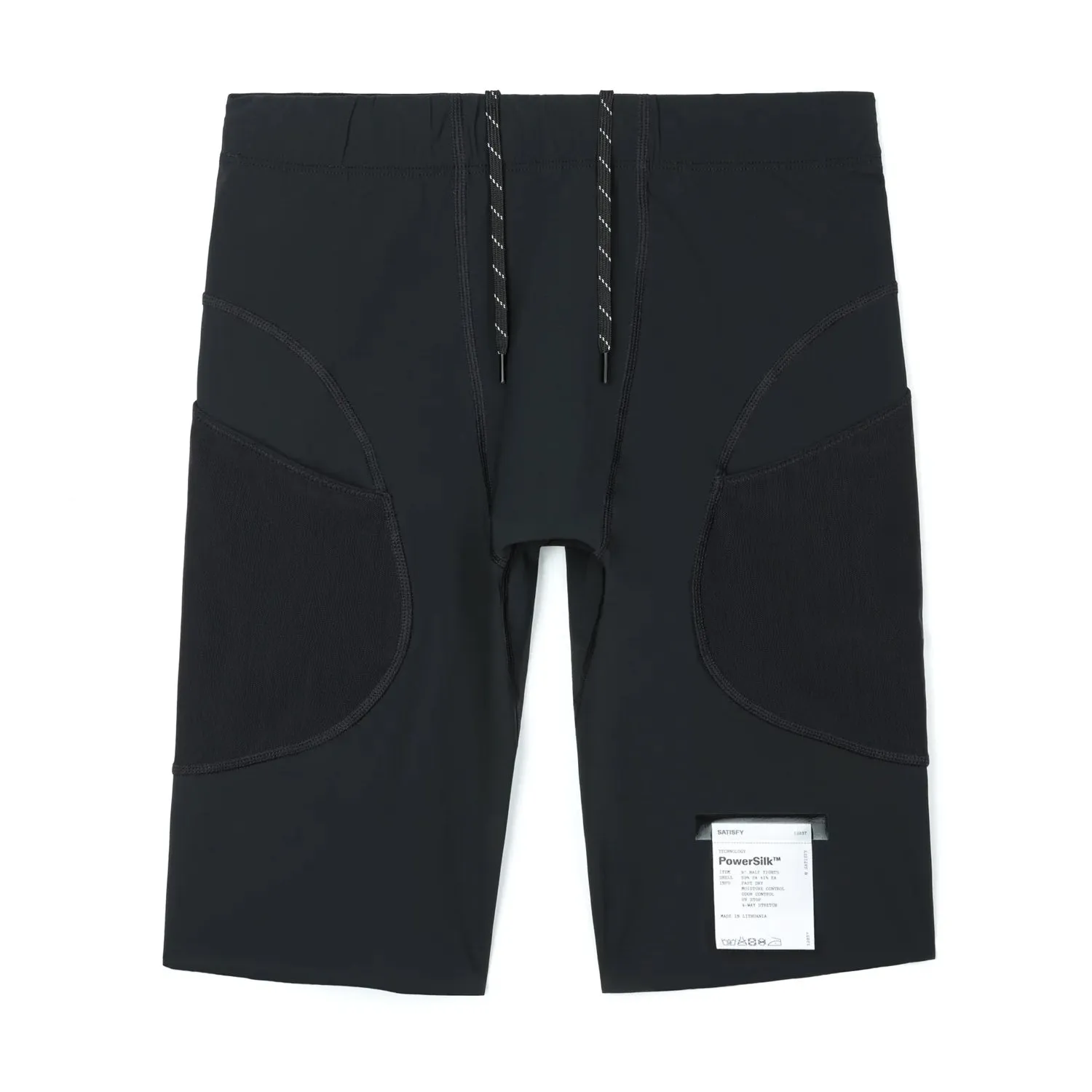 PowerSilk Evo 9 Inch Half Tights Black denim alternative cheering section