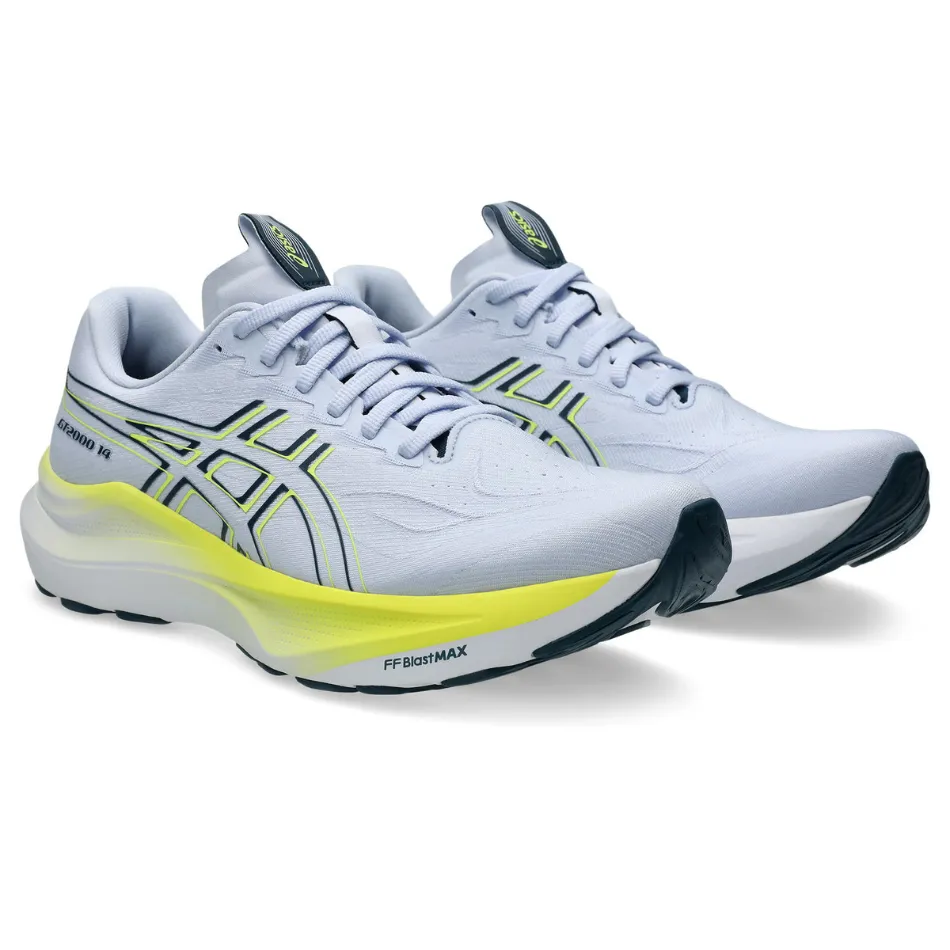 ASICS Men's GT-2000 v14 Running Shoes in Blue Fade/Tranquil Teal AW25 breathable - lining - material shoes