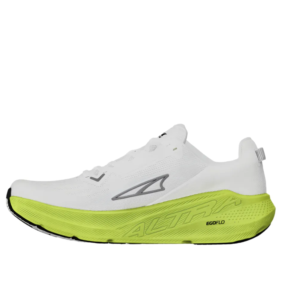 Flexible Sole Unit Altra Men's FWD Via Running Shoes in White/Lime AW25
