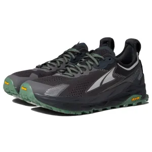 Flex Groove Technology women??s trail sneakers Altra Men's Olympus 5 (Black/Gray)
