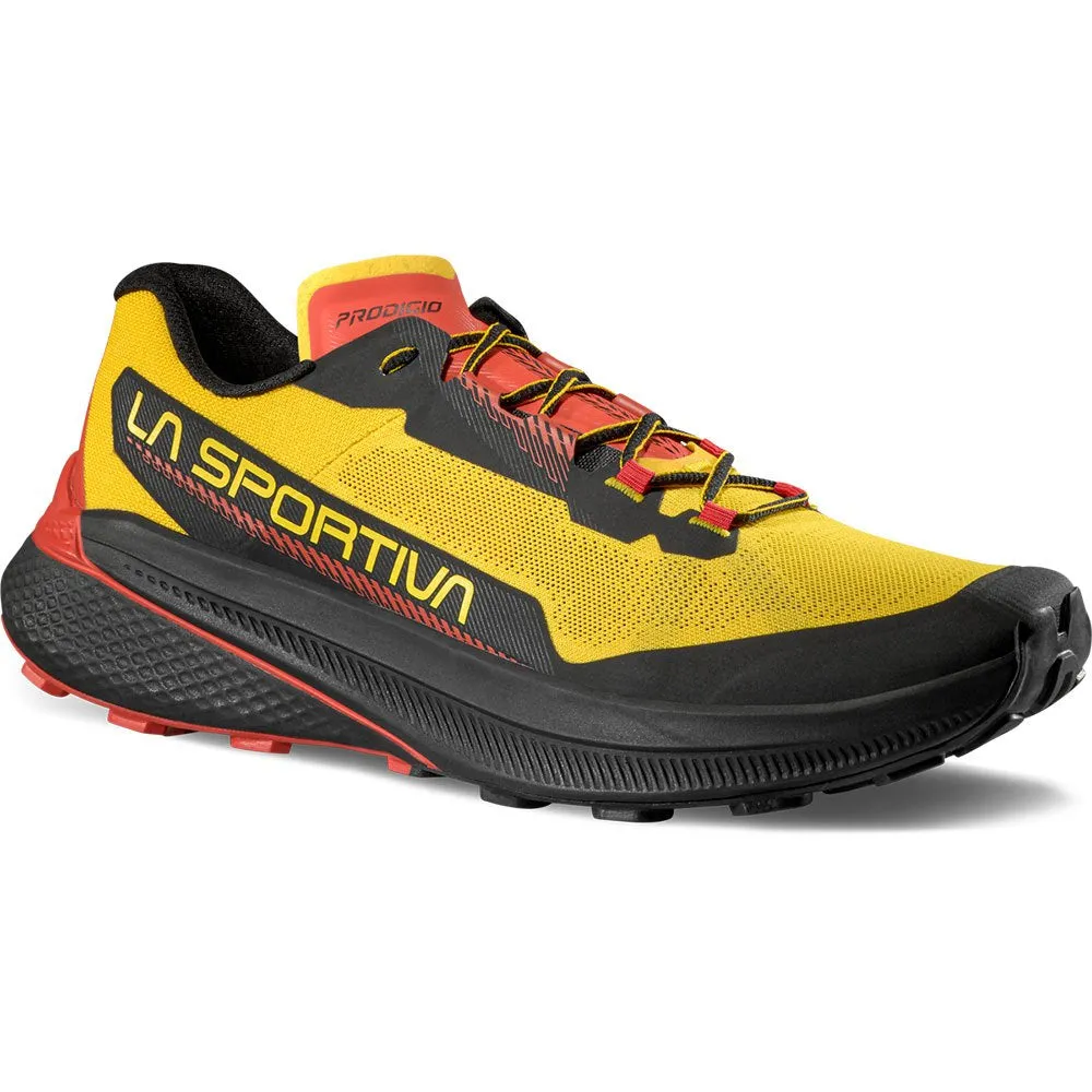 peak performance trail shoes La Sportiva Men's Prodigio Trail Running Shoes Yellow / Black