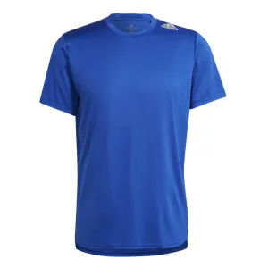 HeatResistantMaterial FlexibleCollarOptions adidas Designed 4 Running Short Sleeve Men's Running Tee - Team Royal Blue adjustable style