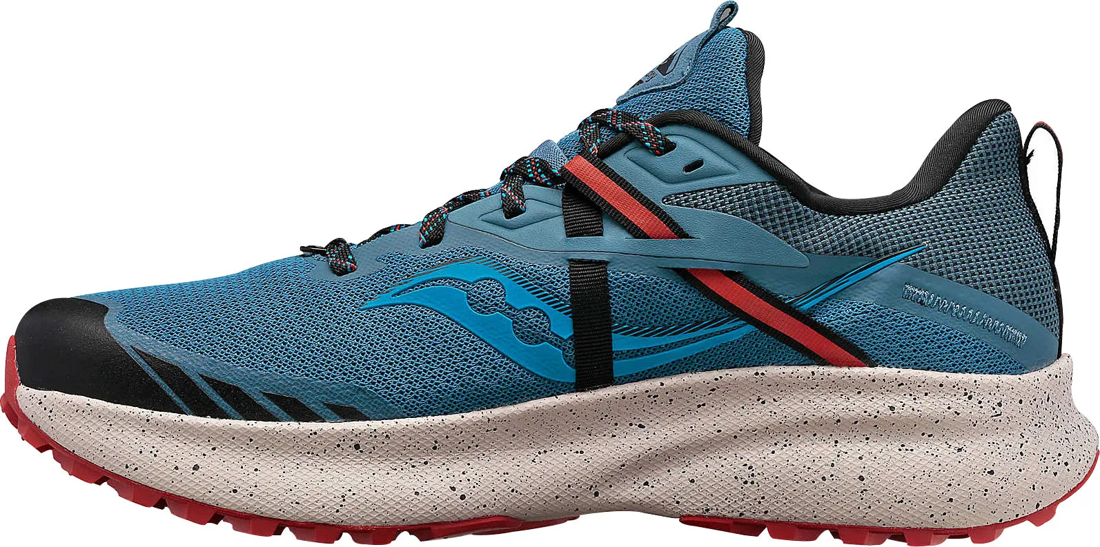 Stability Control Frame Saucony Ride 15 TR Mens Trail Running Shoes - Blue