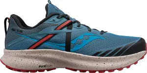 Structured Cushioning Saucony Ride 15 TR Mens Trail Running Shoes - Blue