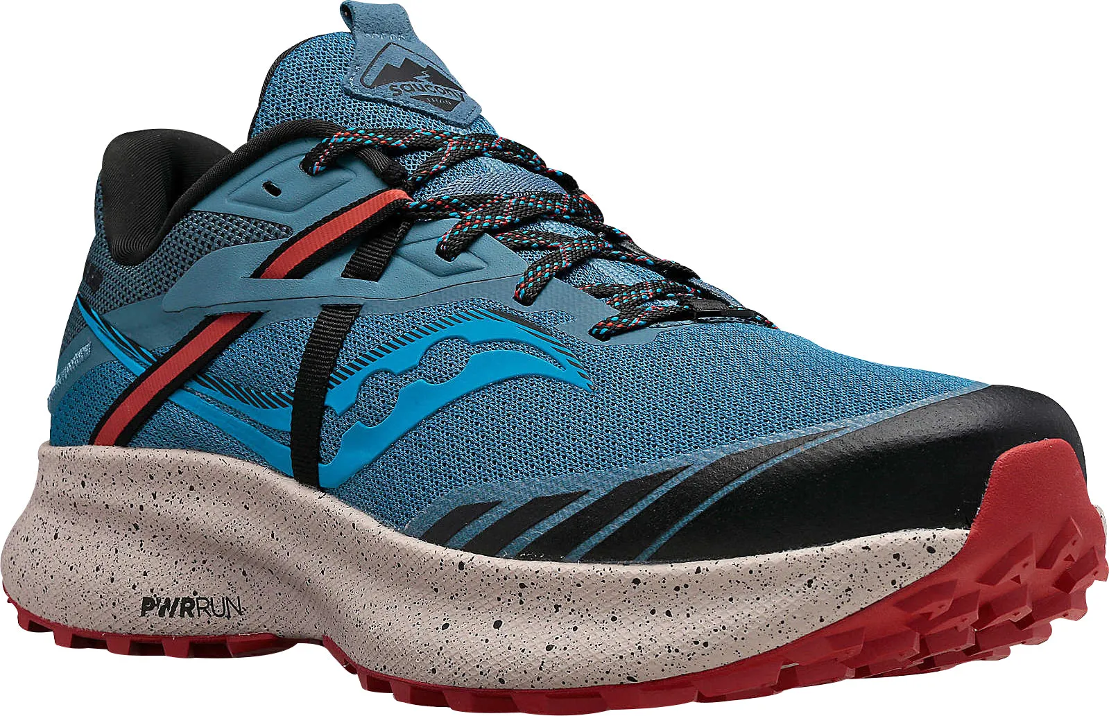 Saucony Ride 15 TR Mens Trail Running Shoes - Blue adventure trail sneakers